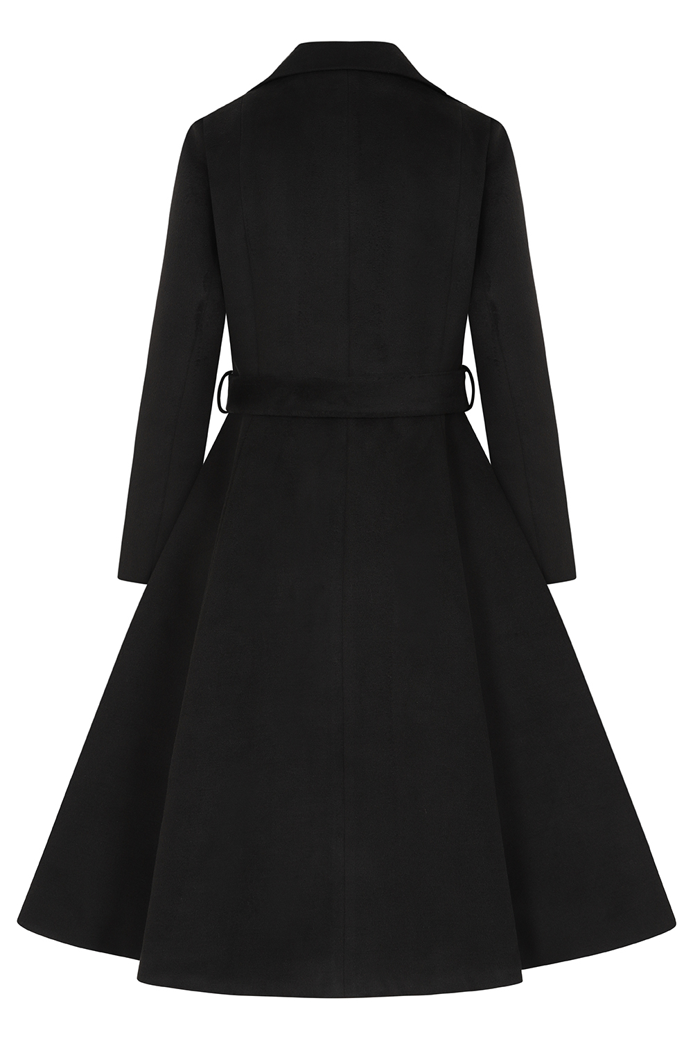 Imogen Swing Coat in Black